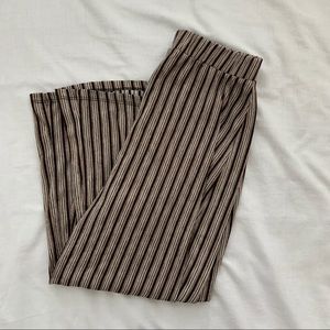 Pull & Bear Cropped Striped Pants